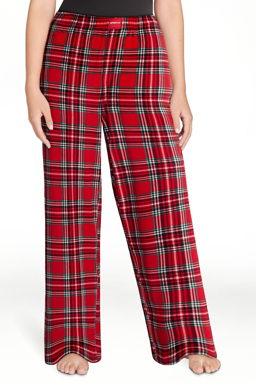 Joyspun Women's Velour Wide-Leg Sleep Pants, Size XS-3X - Walmart.com | Walmart (US)