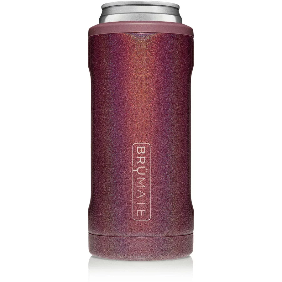 BruMate Hopsulator Slim 12oz. Can Cooler, Glitter Merlot | DICK'S Sporting Goods