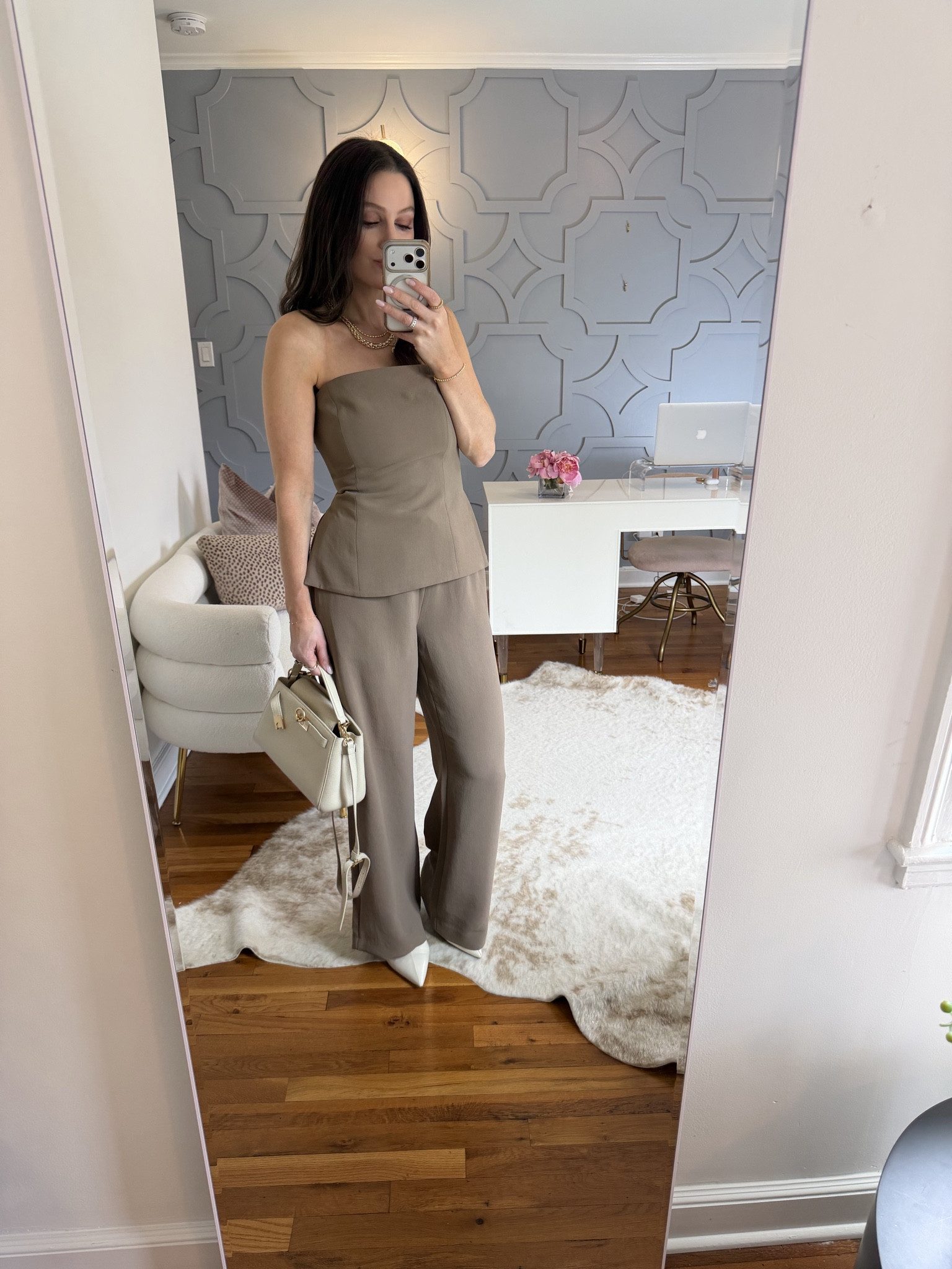 Love that this looks so chic together. Both come in multiple colors, too! True size in both and regular length in the pants and I’m 5’5 and a half :)

#LTKOver40 #LTKSeasonal #LTKootd