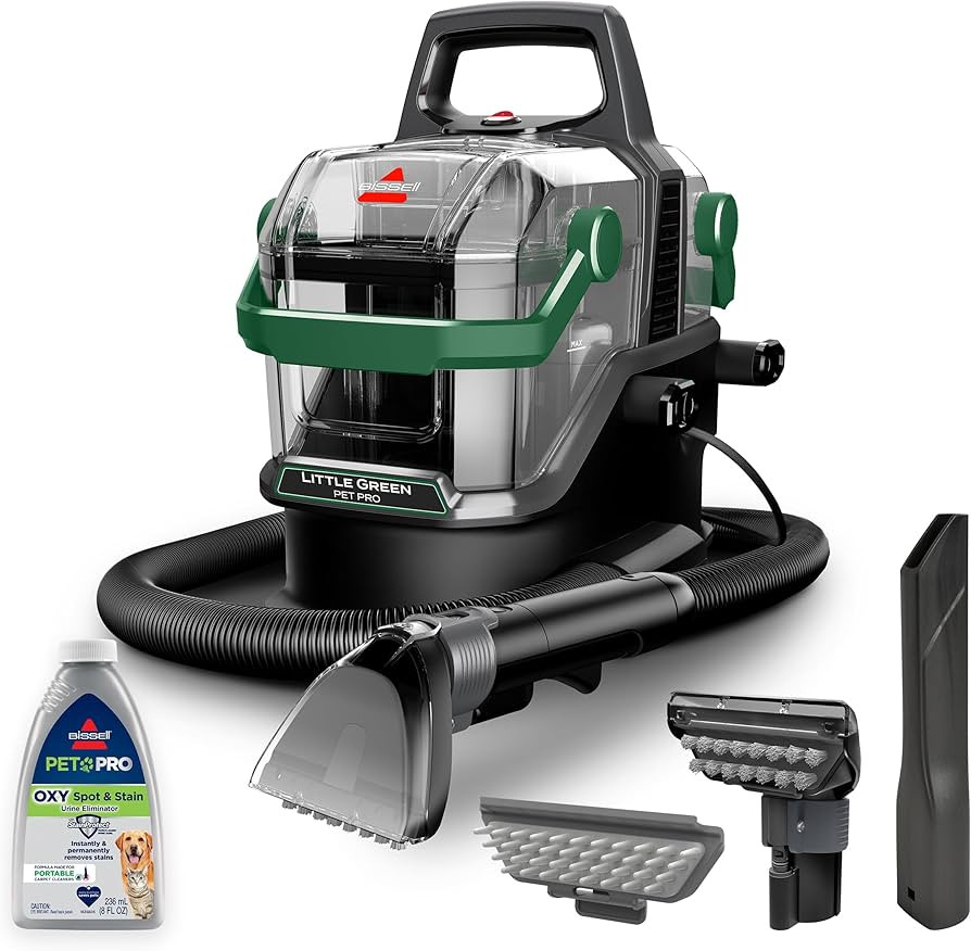 BISSELL® Little Green® Pet Pro Portable Carpet Cleaner Portable Carpet and Upholstery Deep Clea... | Amazon (US)