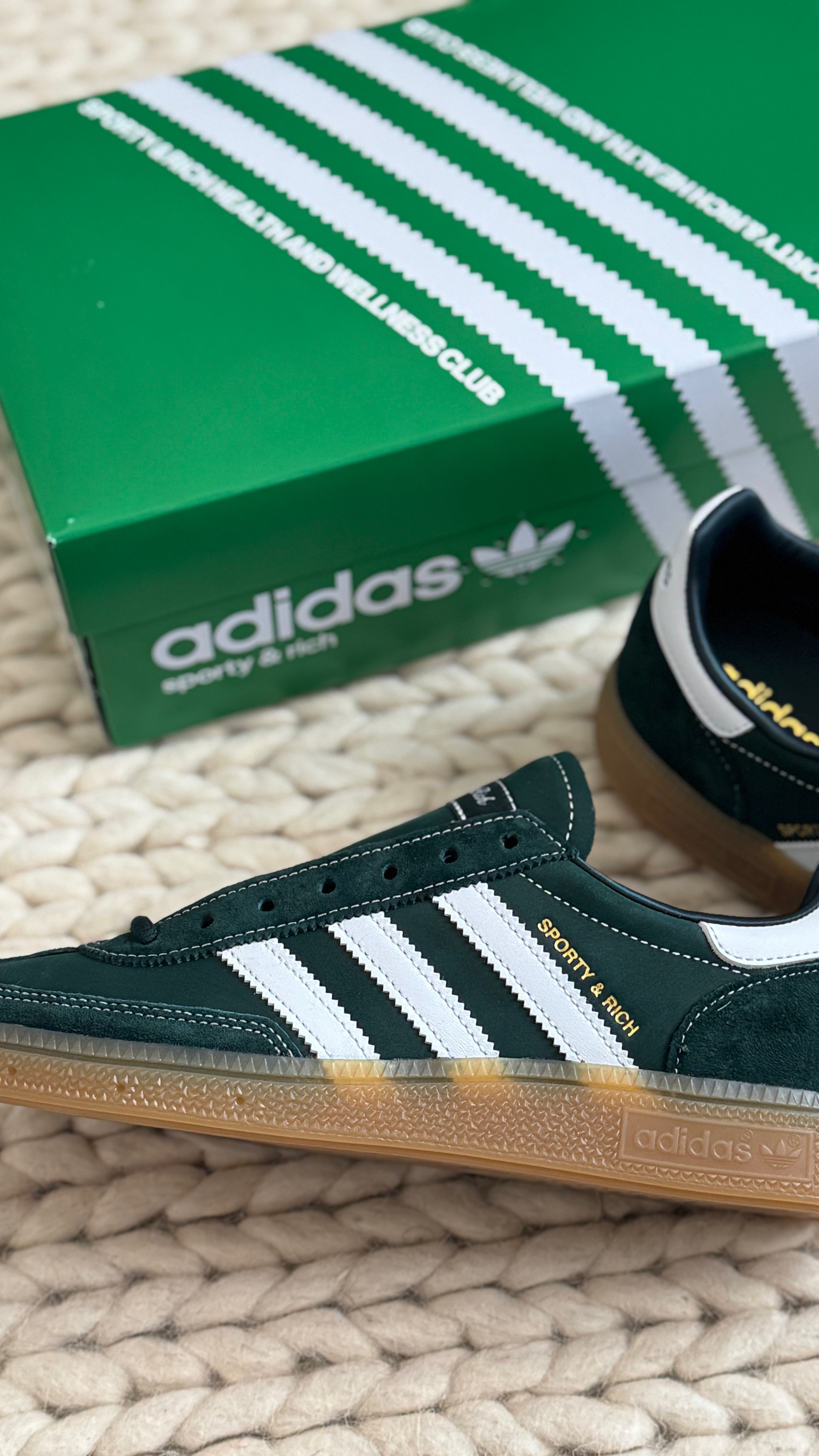 Obsessed with my new adidas Handball Spezial in the color Forest. These are limited edition & part of the Sporty & Rich + adidas collaboration, also tagging some similar options in this color way. 

St. Patrick’s Day - adidas - Green Shoes - Spring Trends - Cute Spring Shoes - Sporty & Rich 

#LTKStyleTip #LTKActive #LTKShoeCrush