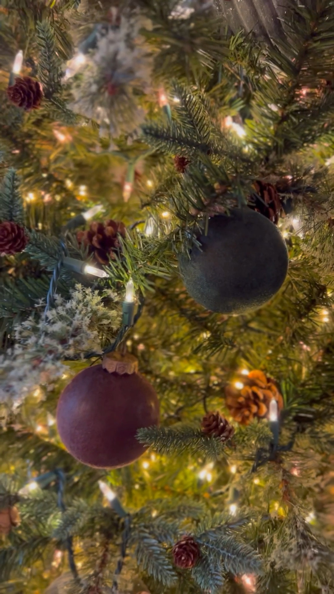 Prove me wrong, but these are *the* new timeless ornaments you'll want to keep forever! ✨ I created these flocked beauties using simple plastic ornaments from Amazon, a bit of paint, and some flocking magic. Here's how you can make them:

1. Start by painting your plastic ornament a rich brown or deep green base color.
2. Once dry, apply a coat of Mod Podge over the entire surface.
3. While the Mod Podge is still wet, sprinkle on a soft flocking powder for that gorgeous velvety texture in either cinnamon or deep green.

These luxe ornaments are easy, affordable, and seriously stunning for any tree or decor style!

#LTKSeasonal #LTKVideo #LTKHome