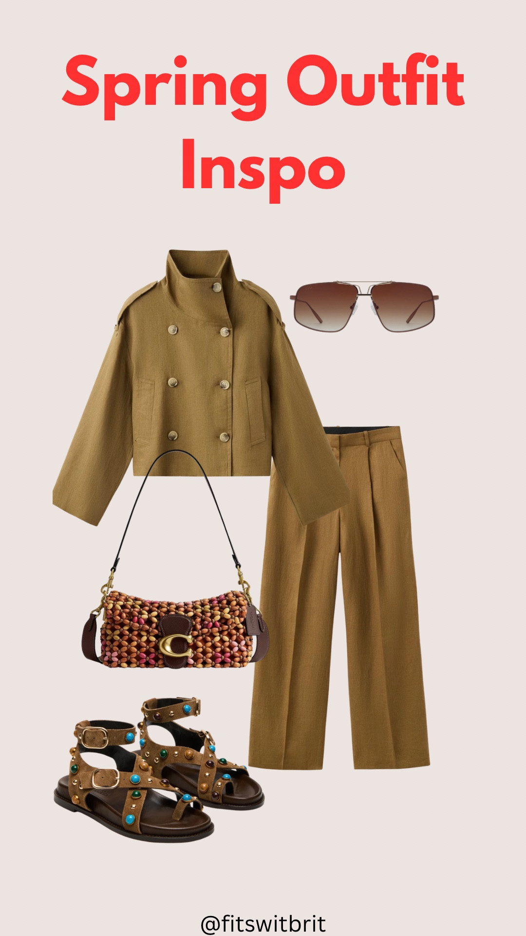 Spring outfit inspo. 

Linen outfit, Coach wooden bag, embellished sandals

#LTKSeasonal #LTKWorkwear #LTKTravel