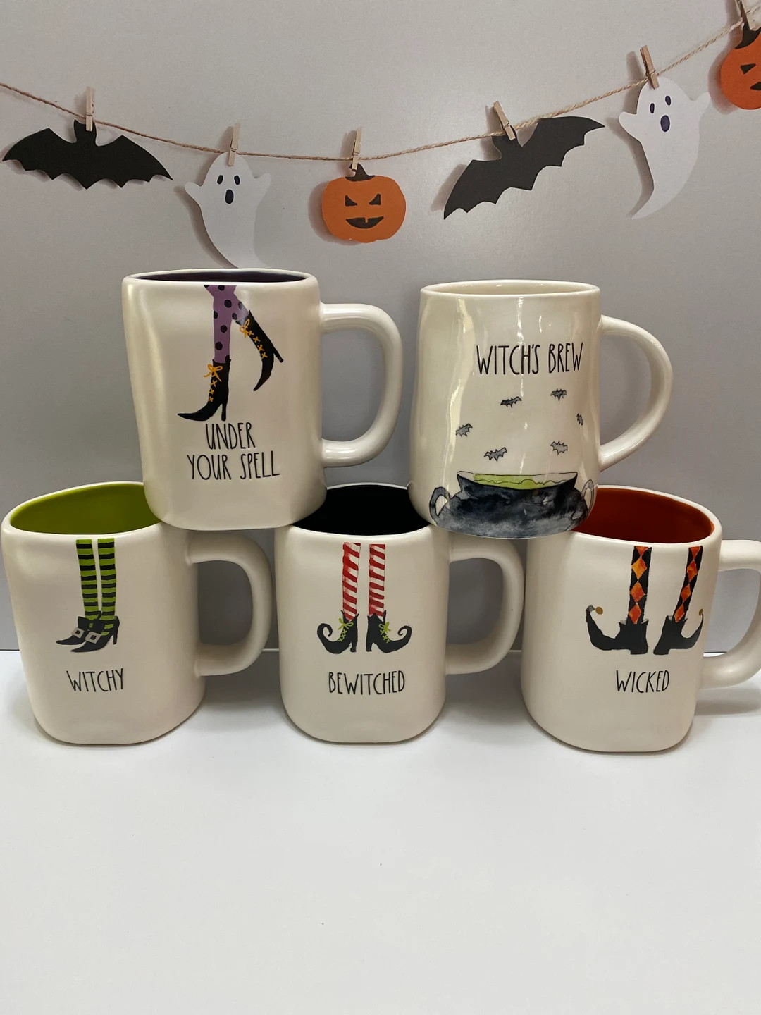 Assorted Rae Dunn Halloween Mugs Rae Dunn Authentic Mugs - Etsy | Etsy (US)