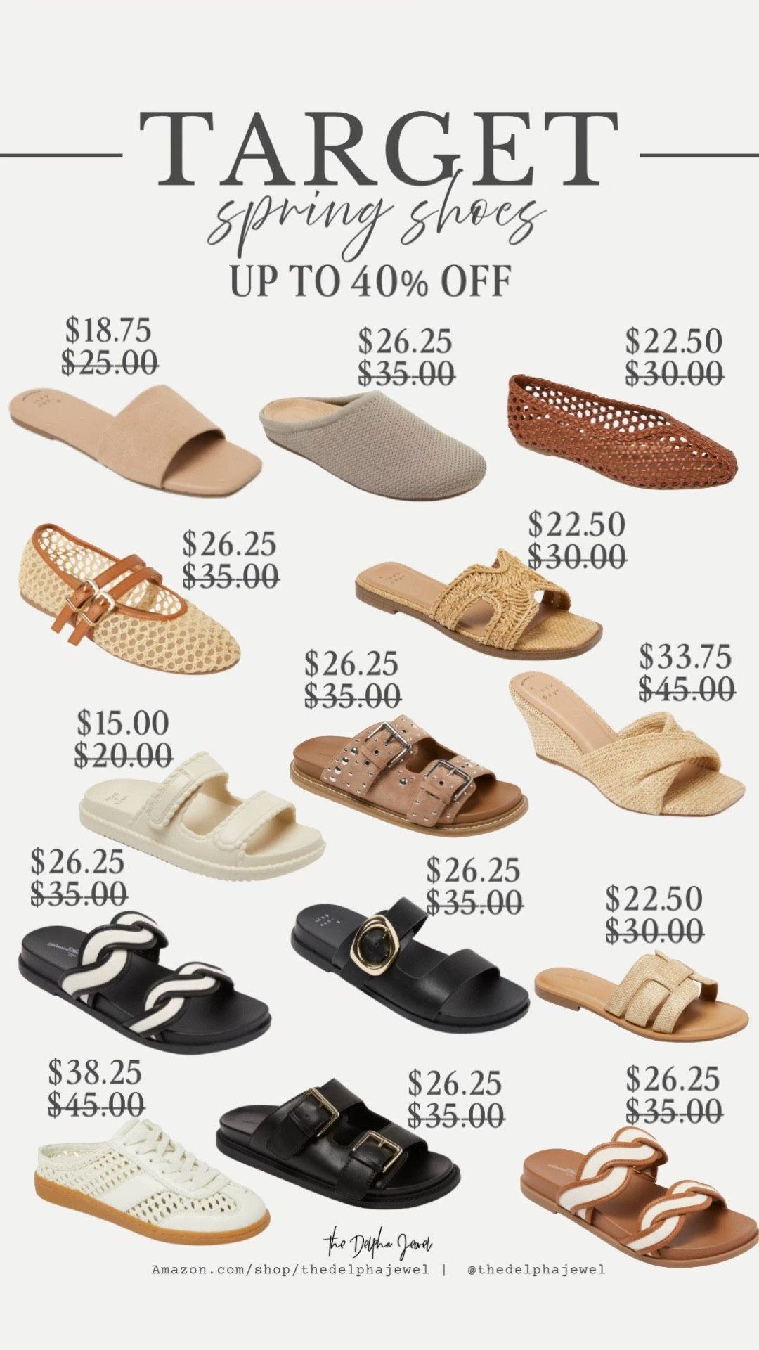 Up to 40% off spring shoes at @Target 👡☀️

#LTKgrwm #LTKWorkwear #LTKSaleAlert