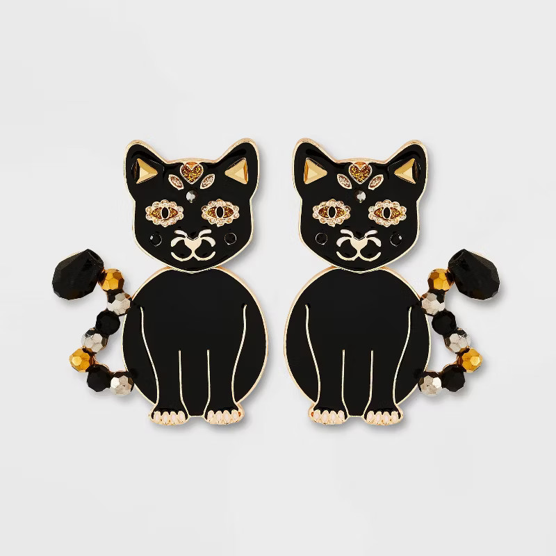 SUGARFIX by BaubleBar 'Good Omen' Statement Earrings - Black | Target
