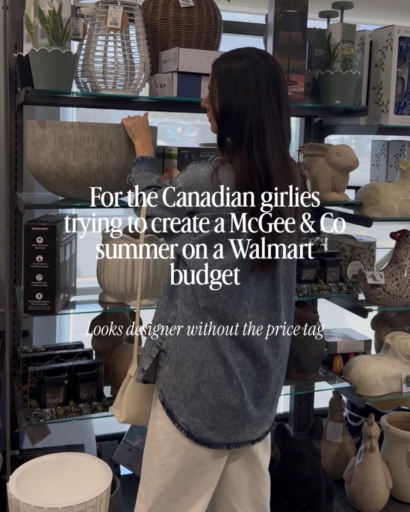 The Canadian girlies wanted spring & summer home finds… so naturally I went to Walmart Canada and found WAY too many good things 👀☀️

Honestly, some of these pieces are giving major McGee & Co/ Nancy Meyers summer vibes without the designer price tag.
all the things that make your home feel like summer 🤍

I’ve really been loving creating spaces lately that feel elevated but still livable. 

Comment SEND and I’ll pop all my favourite finds in your inbox & some extras that you don’t see here 😘 🤍 ☀️ 🍹