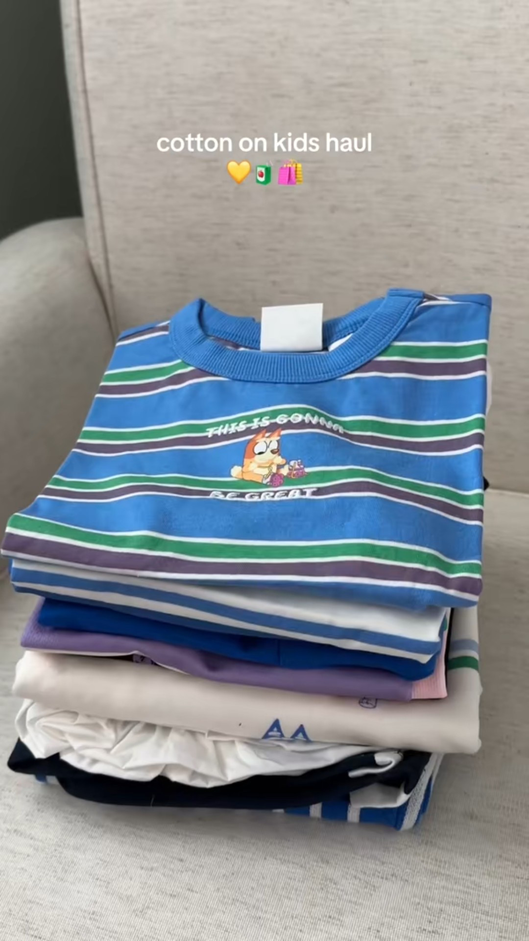 got the cutest (mostly bluey) haul from cotton on during their $5 kids clothing haul

#bluey #cottonon #haul

#LTKFindsUnder100 #LTKKids #LTKFamily