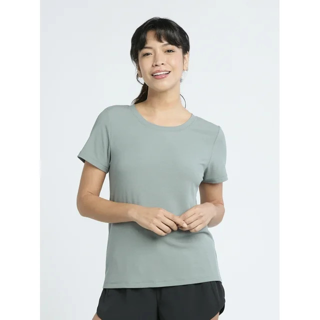 Avia Women's Keyhole Open Back Tee, Sizes XS-XXXL | Walmart (US)