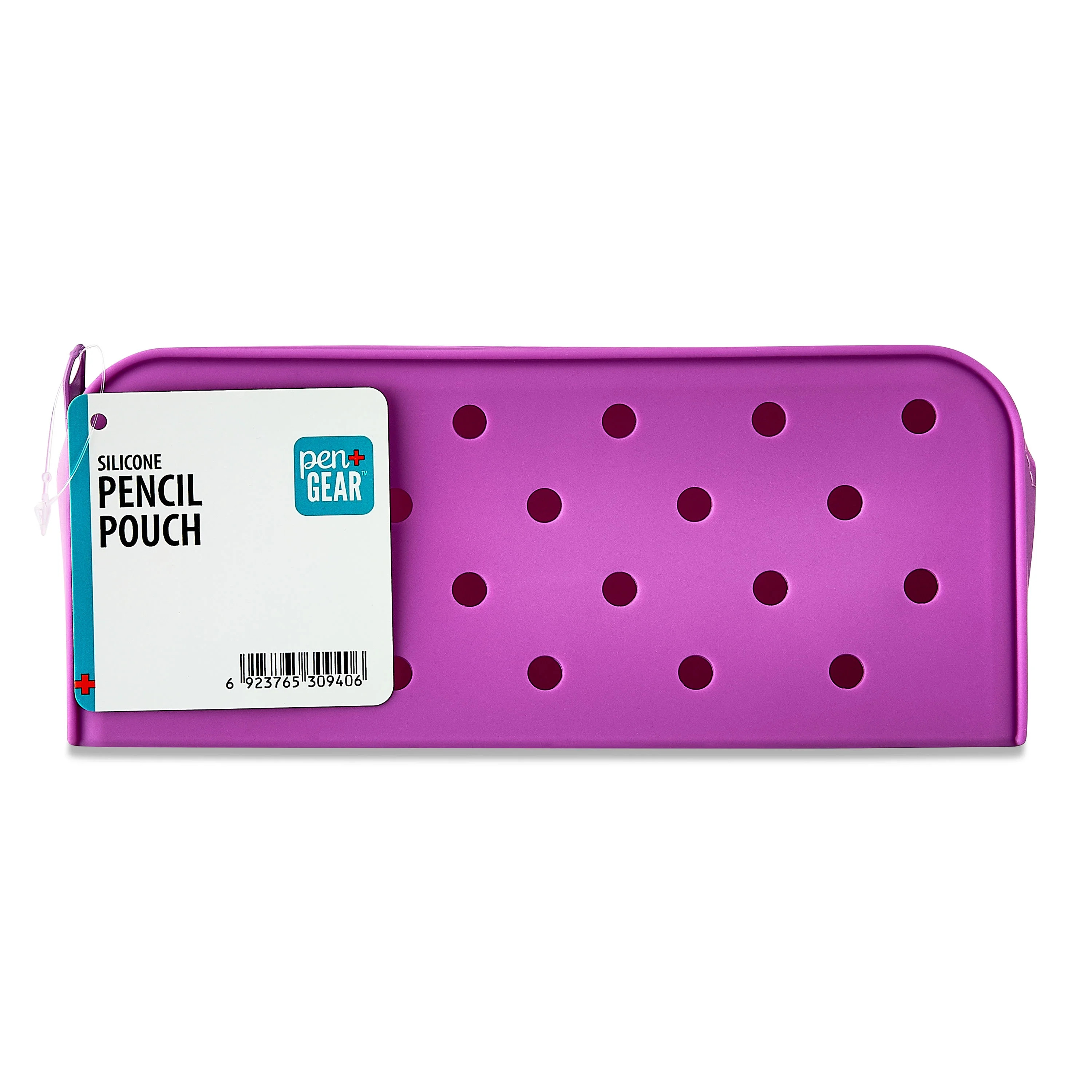 Pen+Gear Silicone Pencil Pouch for Students, Purple | Walmart (US)