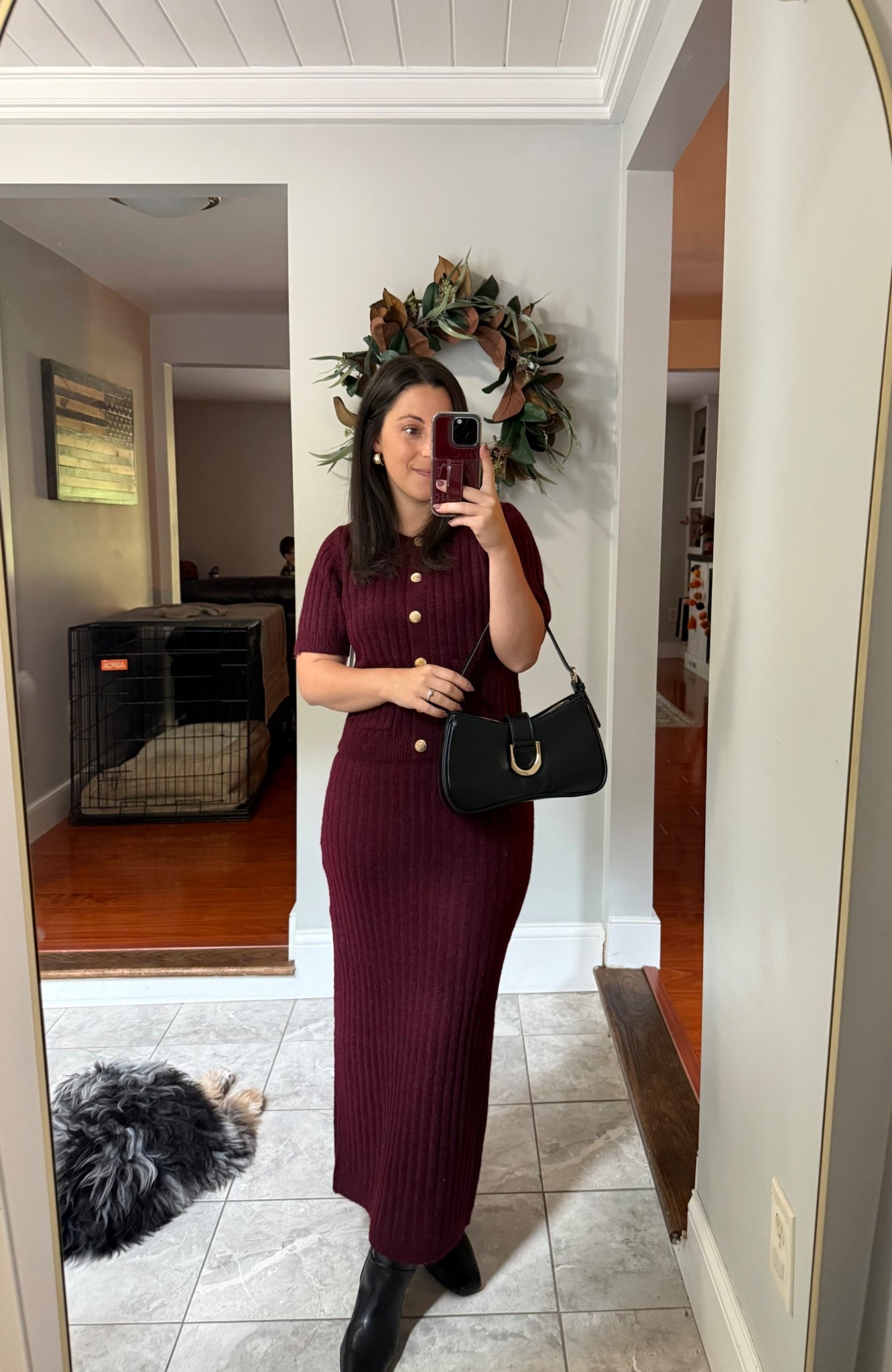 Elevated thanksgiving outfit. Wearing size small set. code AMH10 to save on walli cases

Fall outfit, winter outfit, thanksgiving outfit, burgundy, matching sets, holiday outfit, winter skirts, fall skirts, petite friendly, knee high boots, mom outfitt

#LTKHoliday #LTKPetite #LTKSeasonal