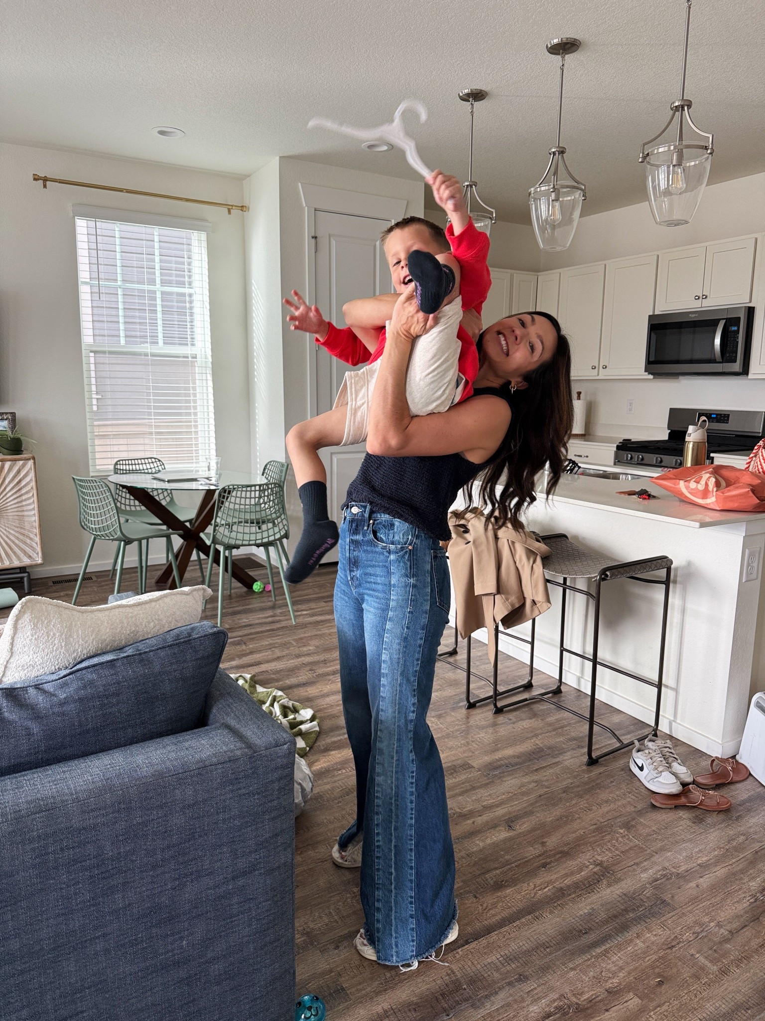 Leaning into the chaos and finally giving you an unfiltered look inside our world—curated, but make it wild. Wearing my absolute favorite jeans. Wearing a size 26

#LTKdayinmylife #LTKmomlife #LTKKids