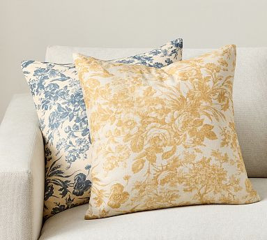 Sorrel Floral Toile Pillow | Pottery Barn (US)