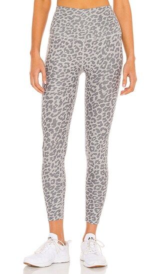 Spacedye Printed Caught in the Midi High Waisted Legging in Silver Mist Leopard | Revolve Clothing (Global)