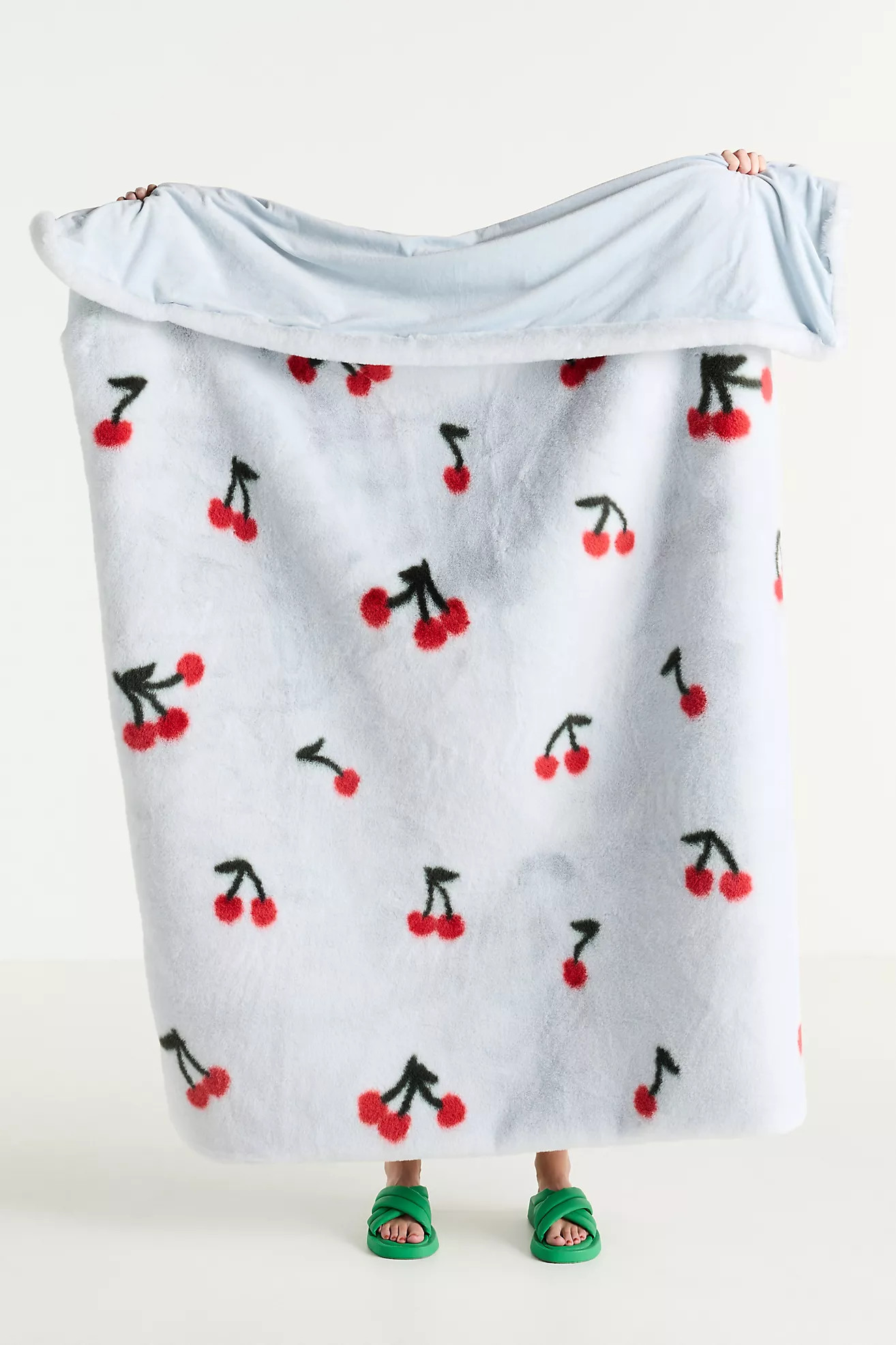 Icon Faux Fur Heart Throw Blanket | Anthropologie (US)