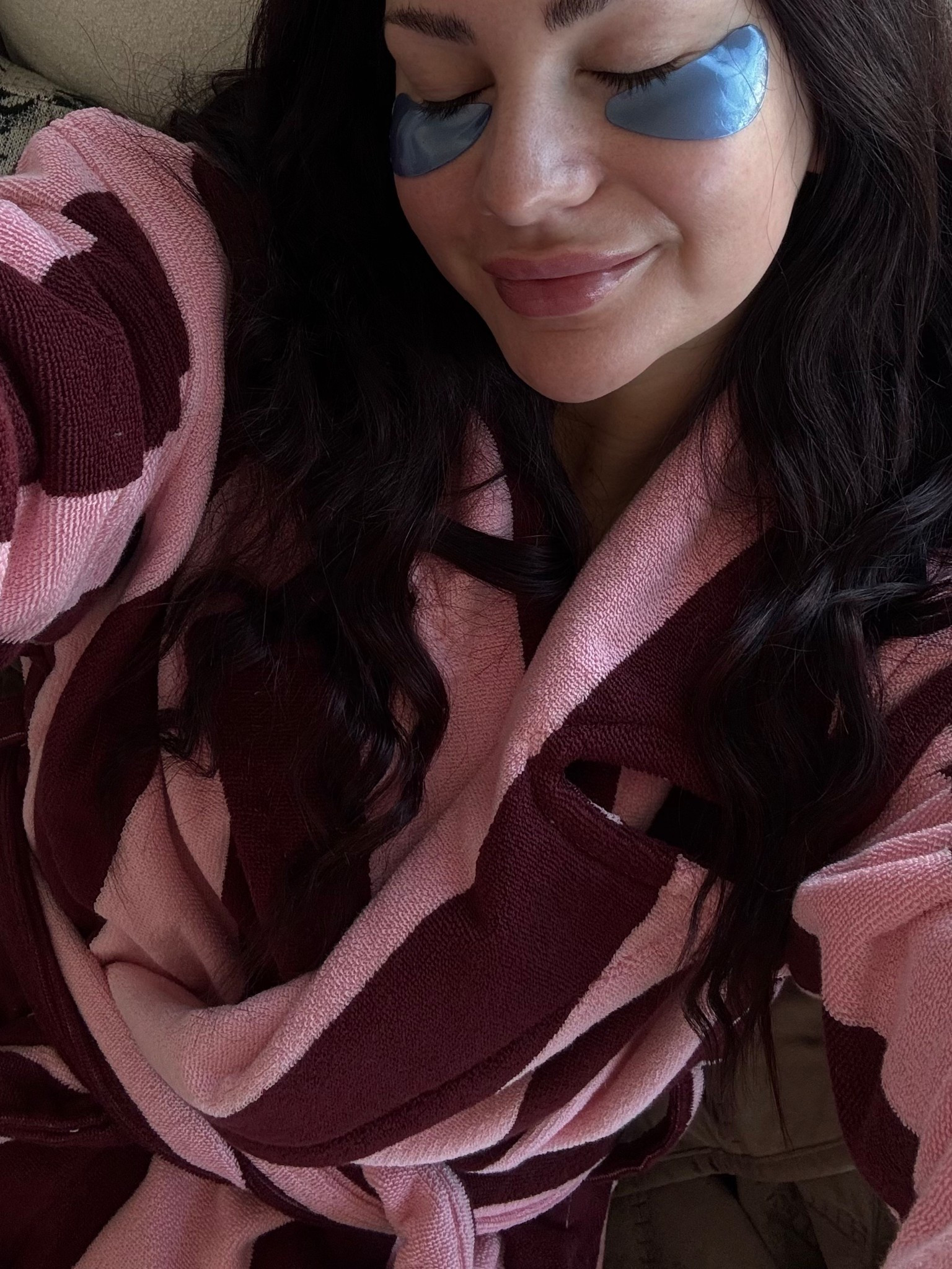 Cozy morning at home 💕 this new robe and these eye patches are my entire personality right now! 

#LTKselfcare #LTKValentine #LTKmorningroutine