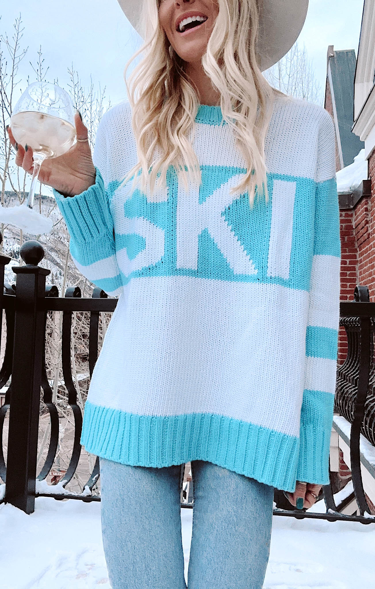 Ski in Sweater ~ Ski Knit Black | Show Me Your Mumu