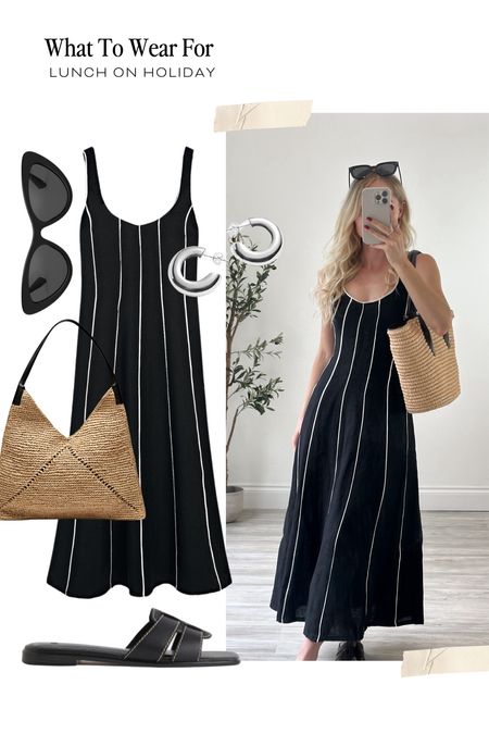 Summer outfits ☀️

Linen dress, massimo dutti, straw bag, midi dresses, striped dress  

#LTKsummer #LTKstyletip #LTKeurope