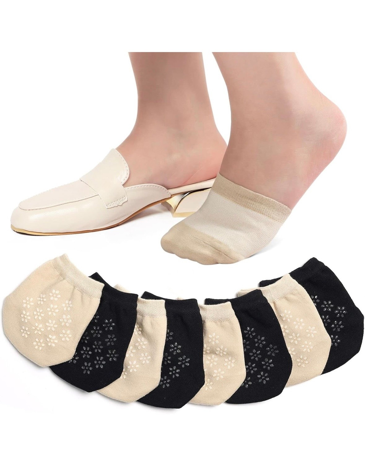 Mule socks have officially changed my life and I will never go back. If you love the look of loafers, mules, or ballet flats but hate visible socks or sweaty feet, these invisible mule socks are the ultimate game changer. They stay put, don’t slip off your heel, and actually make your shoes more comfortable for all day wear. Perfect for work outfits, capsule wardrobes, and everyday elevated basics. Linking my favorite no show mule socks in my LTK because once you try these you won’t wear shoes without them again
#mulesocks #noshowsocks #ltkfinds #wardrobeessentials #capsulewardrobe