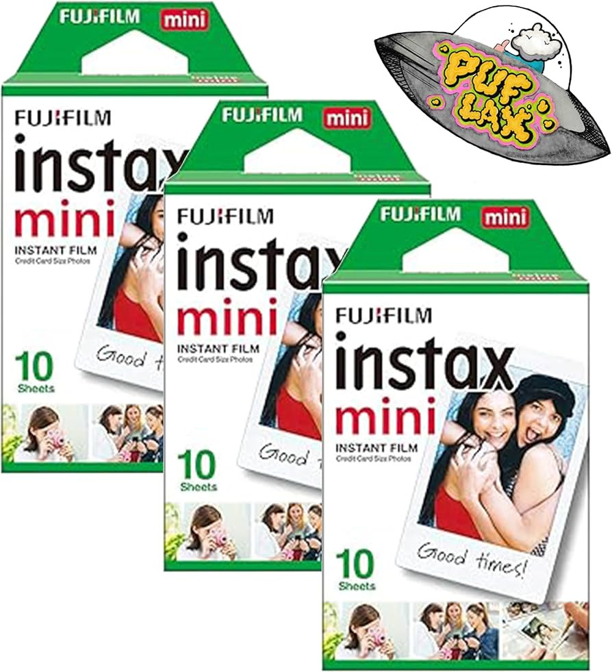 FUJIFILM Mini Instant Camera Film: 30 Shoots Total, Value Pack, (10 Sheets x 3) - Capture Memorie... | Amazon (US)