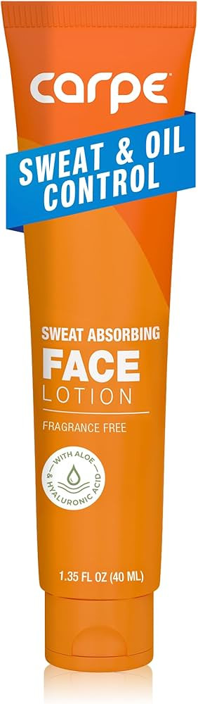 Carpe Sweat Absorbing Face Lotion for Oily Skin Control, Mattifying Face Lotion with Moisturizing... | Amazon (US)