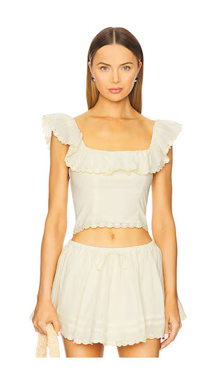 x REVOLVE Abby Top in Butter Yellow | Revolve Clothing (Global)