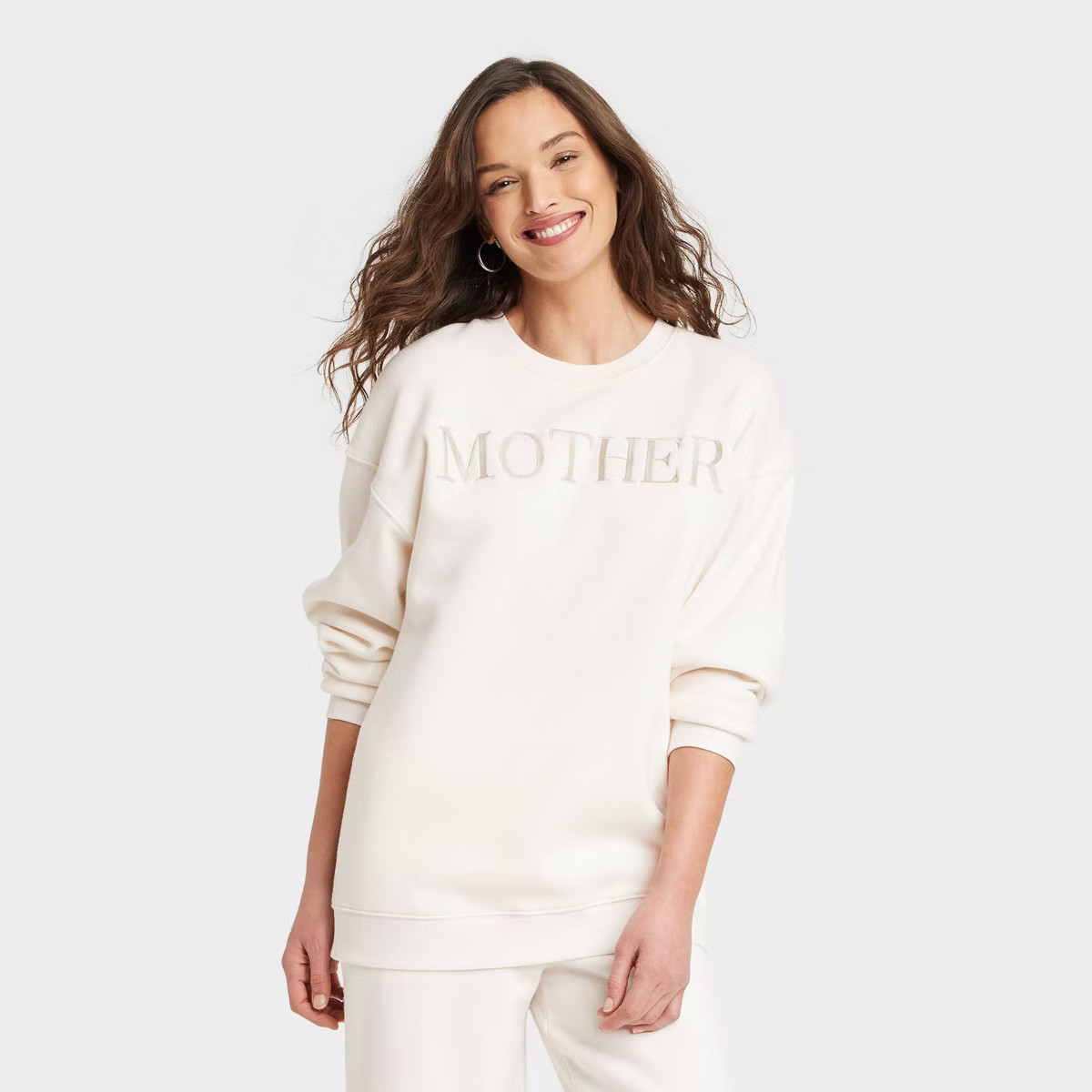 Women's Mother Graphic Sweatshirt - White | Target