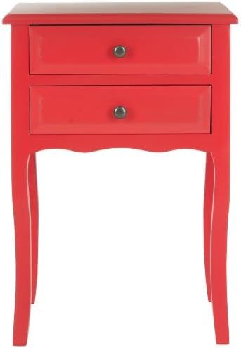 Red 2 Drawer nightstand  | Amazon (US)