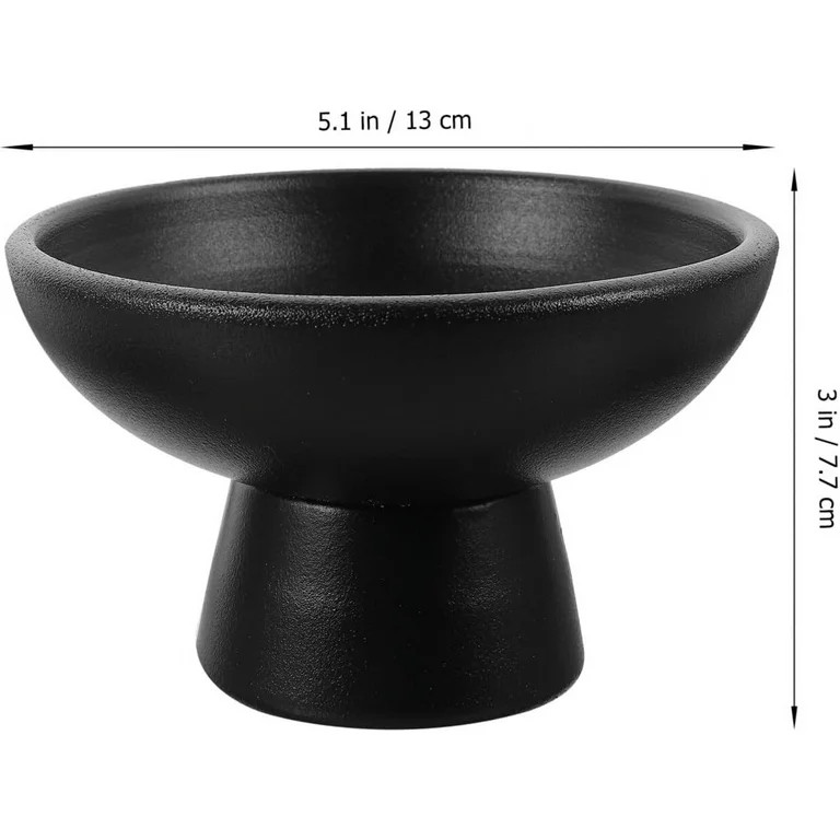 Yardwe Ceramic Fruit Bowl, 5 Inch Footed Bowl Round Dessert Bowl Decorative Bowl for Kitchen Tabl... | Walmart (US)