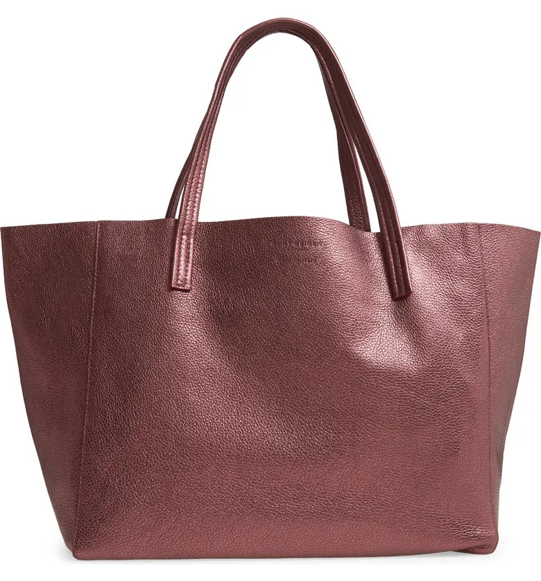 Violet Leather Tote | Nordstrom
