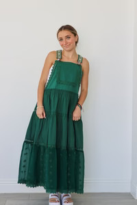 Evergreen Overall Dress | Lash Next Door