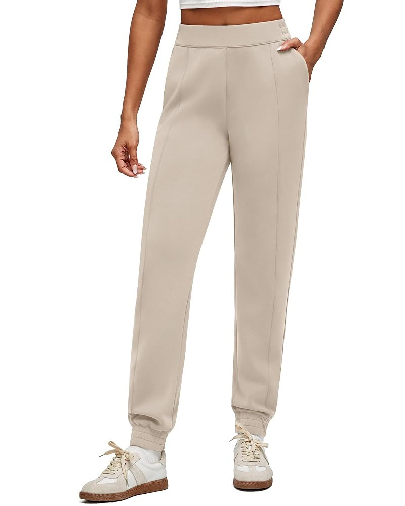 G4Free Smoofit Modal Soft Women's Joggers Track Pants Tapered Leg Casual Scrub Sweatpants with Si... | Amazon (US)