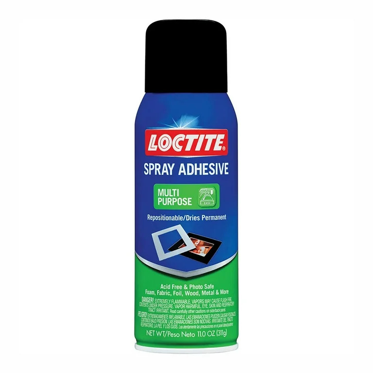 Loctite Multi Purpose Spray Adhesive, Pack of 1, Clear 11 oz Can | Walmart (US)