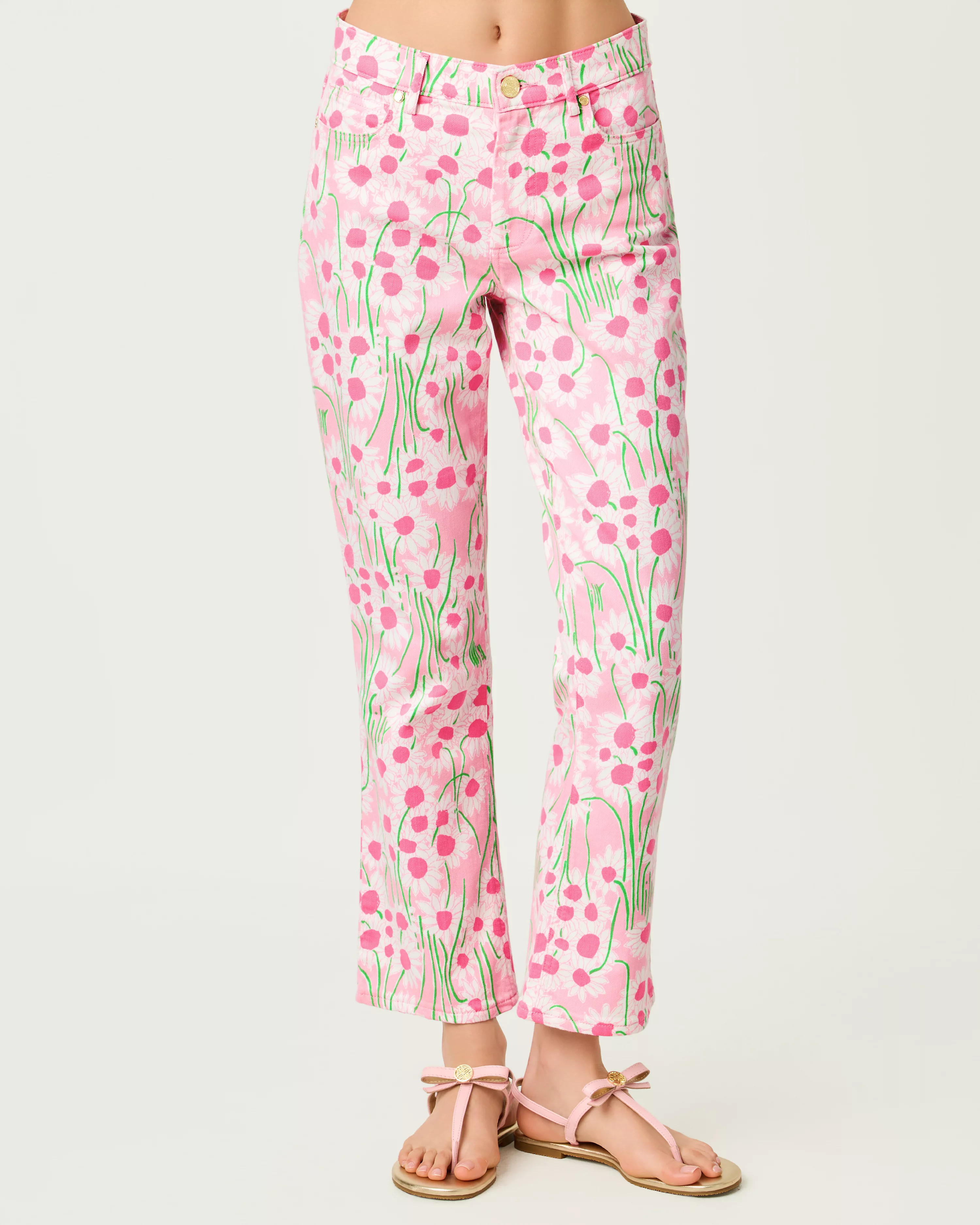 27" Annet High Rise Crop Flare Jean | Lilly Pulitzer