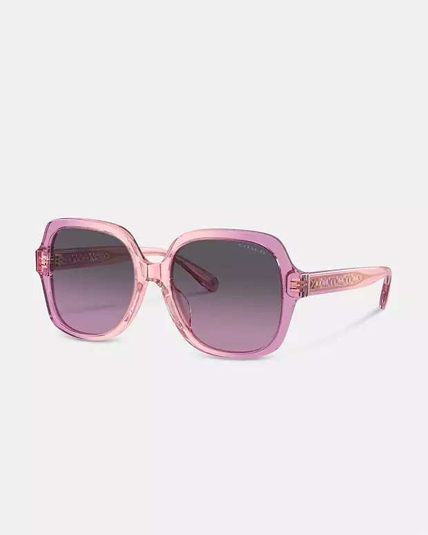 Signature Ombré Oversized Square Sunglasses | Coach (US)