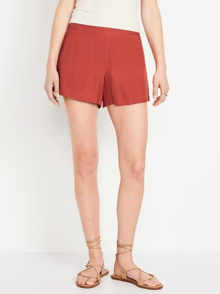High-Waisted Playa Shorts -- 4-inch inseam | Old Navy (US)