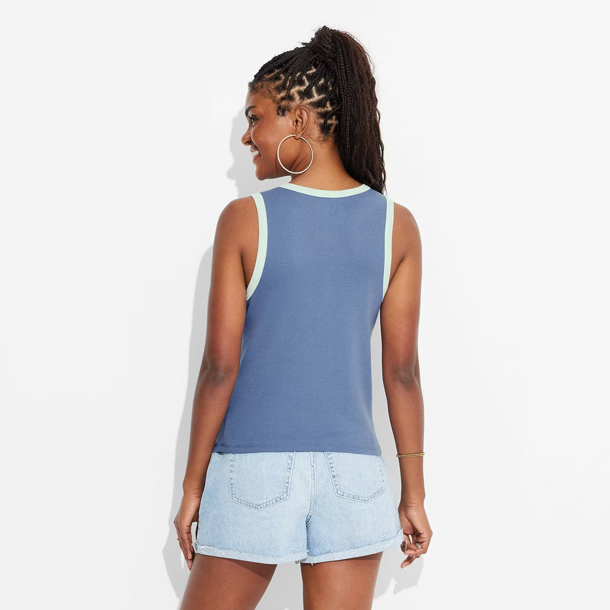 Women's Bluey Graphic Tank Top - Blue | Target