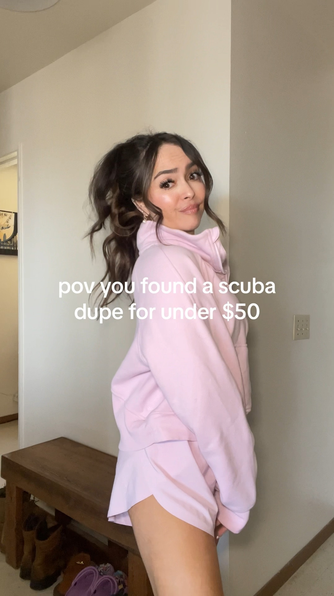 Lululemon scuba half zip dupe under $50 🌸✨

#LTKFitness #LTKFindsUnder50 #LTKActive