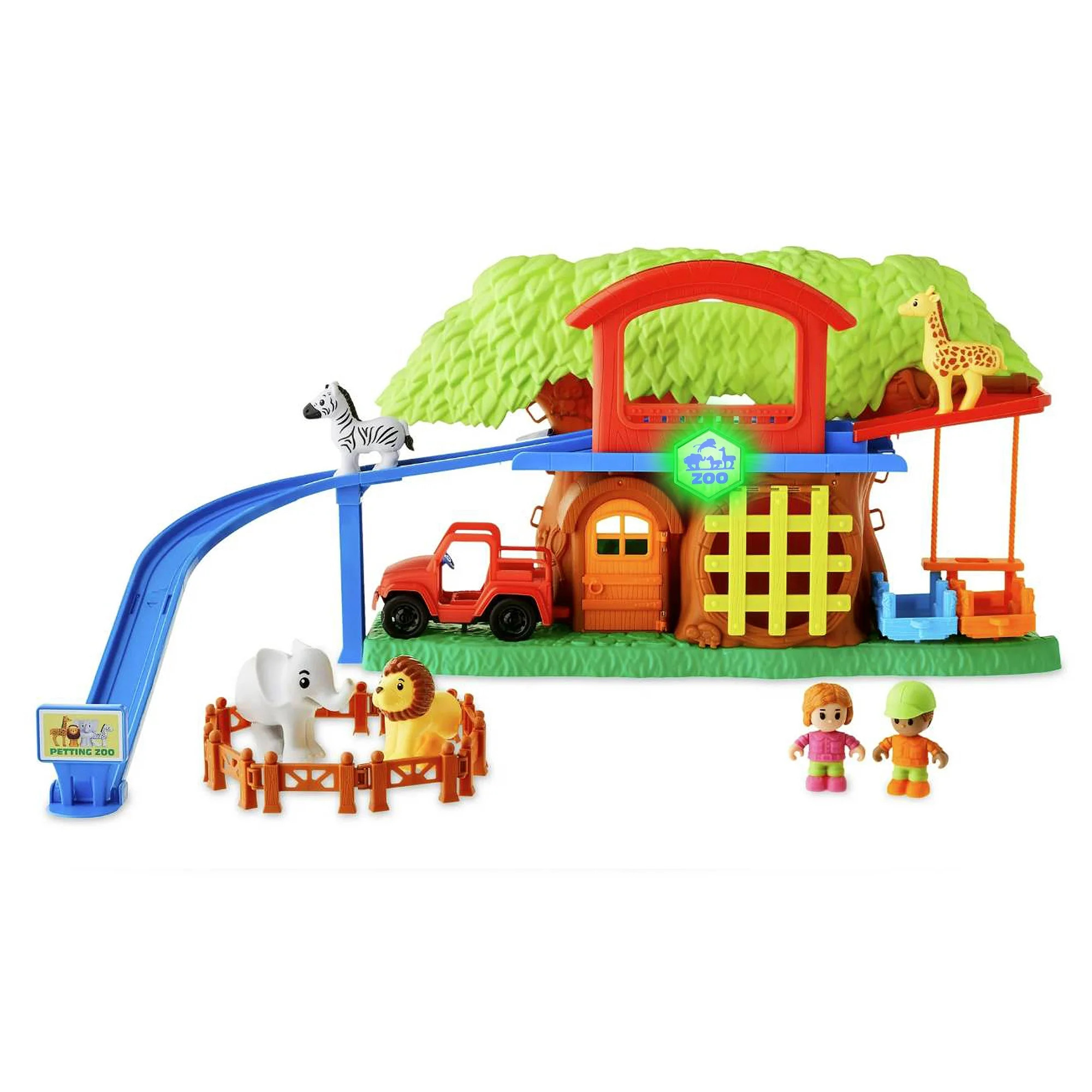 Kid Connection Animal Zoo Play Set, 22 Pieces | Walmart (US)
