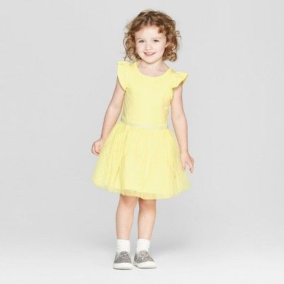 Toddler Girls' Tutu Dress - Cat & Jack™ Yellow | Target