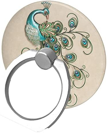 Peacock Cell Phone Ring Holder 360 Degree Rotating Finger Ring Standas Mobile Phone Bracket | Amazon (US)