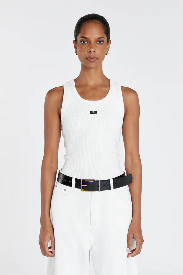 HUDSON BLACK LEATHER BELT | DISSH