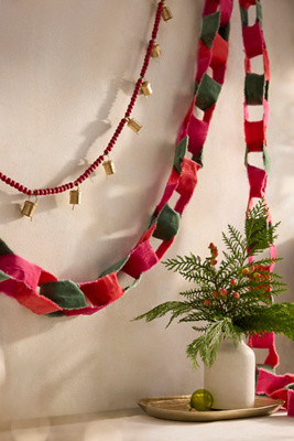 Colorful Velvet Chain Garland | Anthropologie (US)