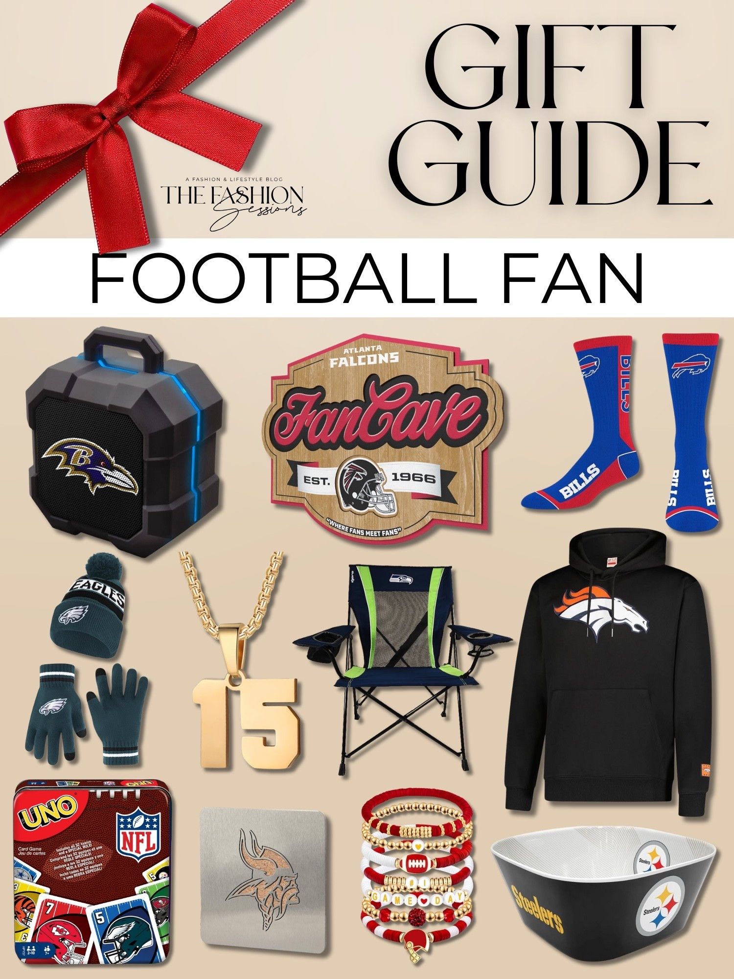 🏈 From game-day gear to team-themed treasures, this roundup scores big with fans of every NFL team. Whether you're shopping for die-hard supporters or casual tailgaters, each item can be customized to match their favorite squad. Swipe through, pick your team, and get gifting!

#LTKActive #LTKGiftGuide #LTKFindsUnder100