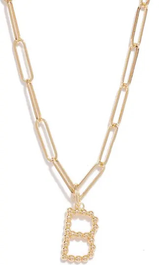 Beaded Initial Necklace | Nordstrom