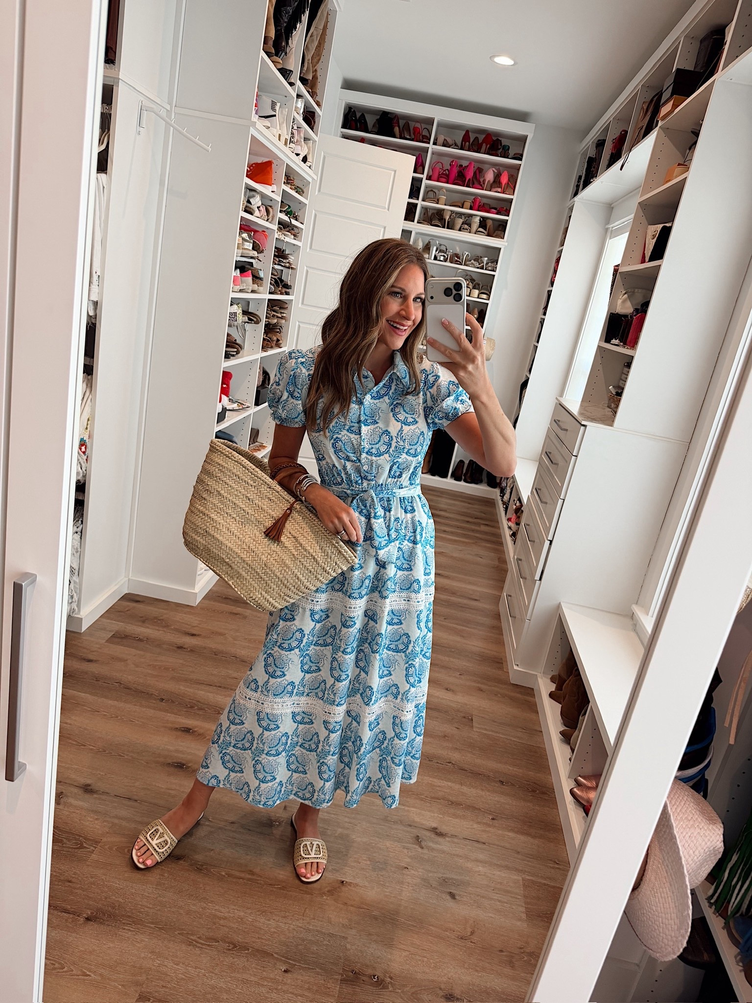 In a small dress, bag, sandals and accessories- fits tts.

#LTKgrwm #LTKootd #LTKSeasonal
