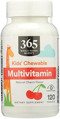 365 by WFM, Multi Kid Cherry, 120 Chews | Amazon (US)
