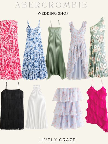 Abercrombie wedding guest dress and dresses for the bride to be or bachelorette outfits 

#LTKfindsunder100 #LTKparties #LTKwedding