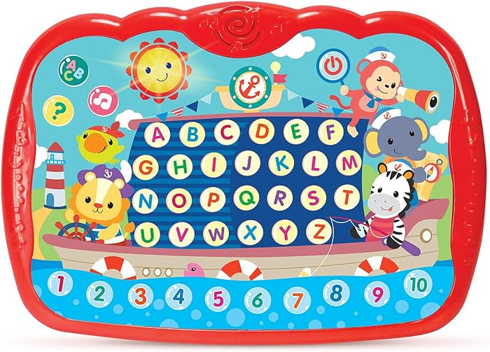 Learning Tablet for Toddlers 1-3 - Educational ABC Toy to Learn Alphabet, Number, Music & Words -... | Amazon (US)