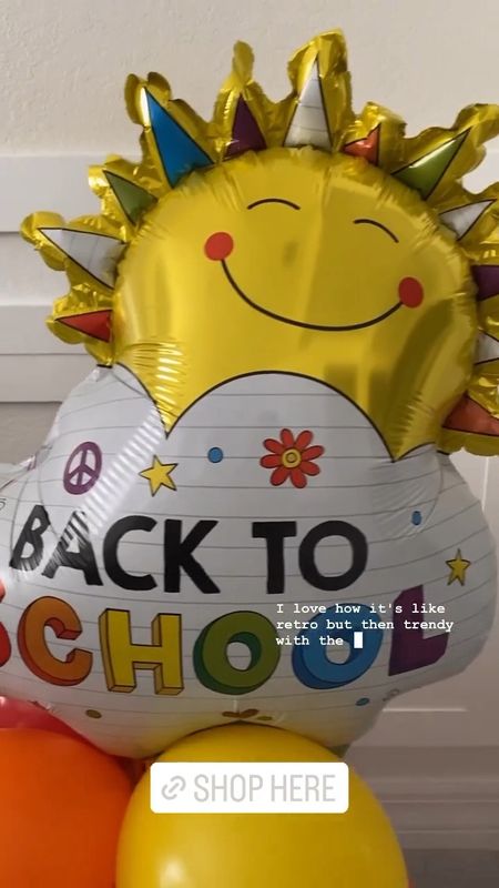 Back to school!!! Make your first day of school pictures the cutest around with this back to school balloon tower! No balloon experience required 🌞 

Back to school, first day of school, balloons, back to school party

#LTKFind #LTKBacktoSchool #LTKparties